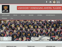 Tablet Screenshot of amsteltijgers.nl